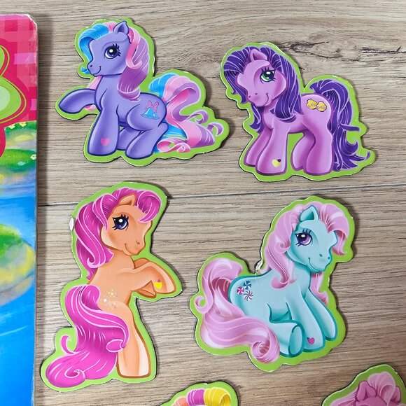My Little Pony Imaginetics Ponyville Board with 12 Magnets Minty G3 MLP VTG 2003 - Picture 3 of 11